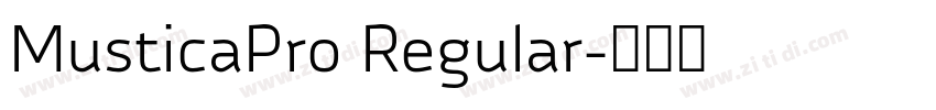 MusticaPro Regular字体转换
